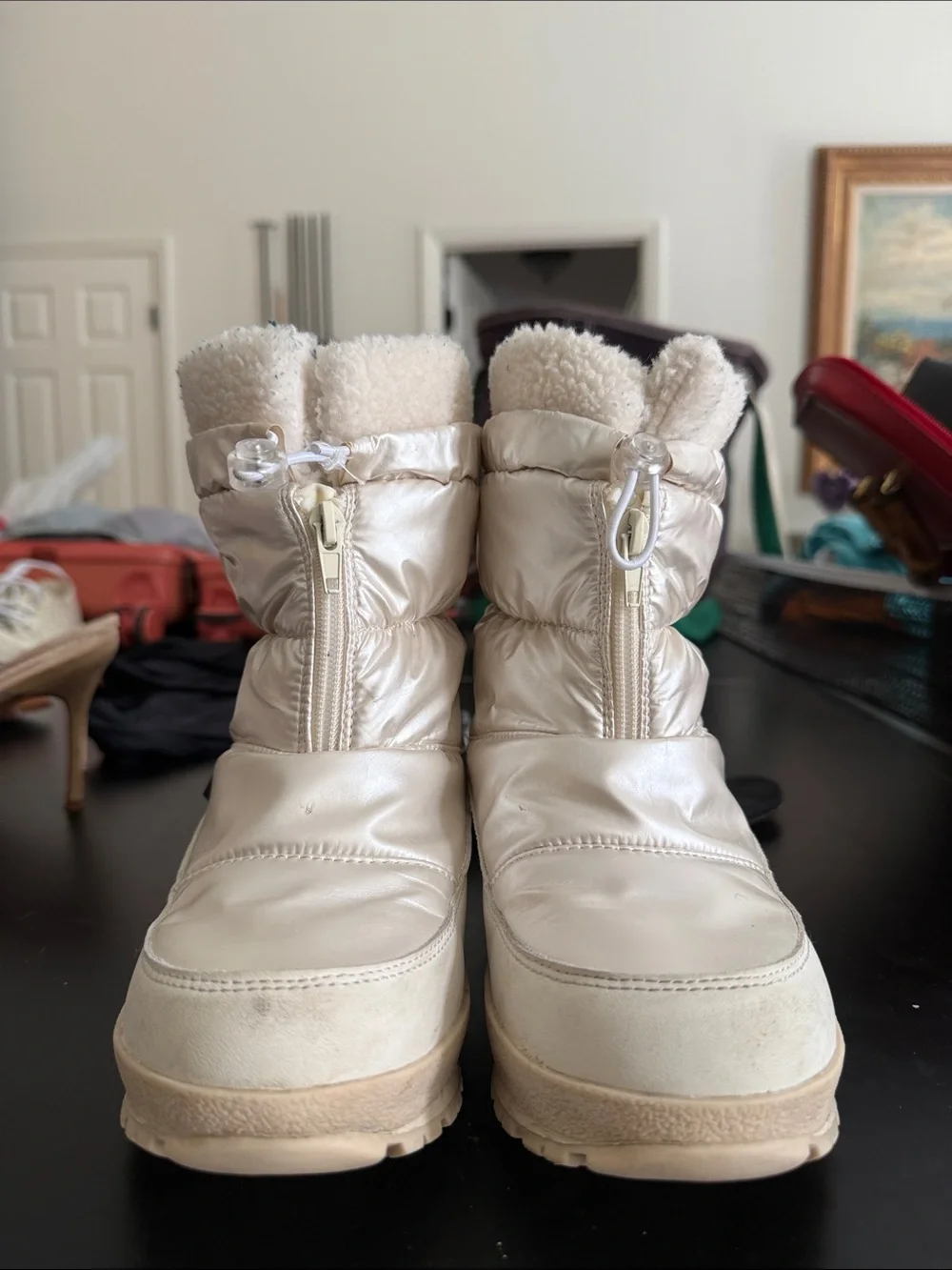 Calvin Klein Kids Insulated Snow Boots - Ivory